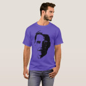 Barack Obama Gezicht 44e POTUS Patriottische Democ T-shirt (Voorkant volledig)