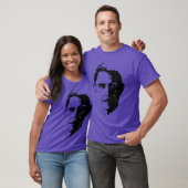 Barack Obama Gezicht 44e POTUS Patriottische Democ T-shirt (Unisex)