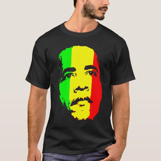 Barack Obama Green Gold en Red t shirt (Voorkant)