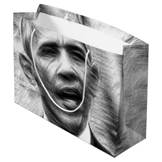 Barack Obama Groot Cadeauzakje (Achterkant Gekanteld)