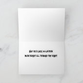 Barack Obama Halloween - Wenskaart Kaart (Binnen)