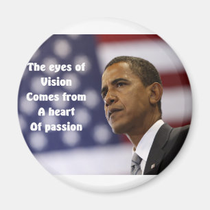 Barack Obama hart van passie Magneet
