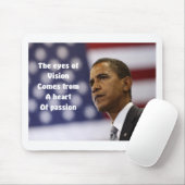 Barack Obama hart van passie Muismat (Met muis)