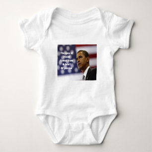 Barack Obama hart van passie Romper