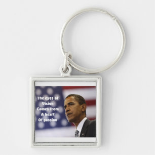 Barack Obama hart van passie Sleutelhanger