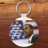 Barack Obama hart van passie Sleutelhanger (Voorkant)