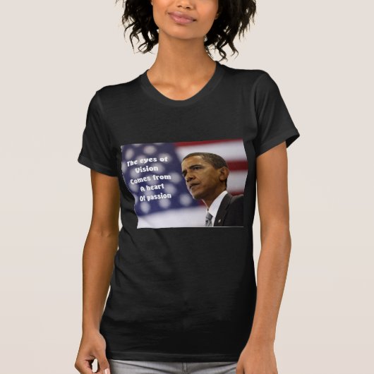 Barack Obama hart van passie T-shirt (Voorkant)