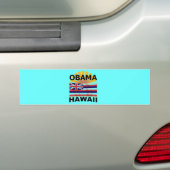 Barack Obama Hawaii Bumpersticker (Op auto)