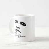 Barack Obama Head Koffiemok (Voorkant links)