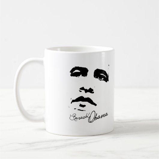 Barack Obama Head Koffiemok (Links)