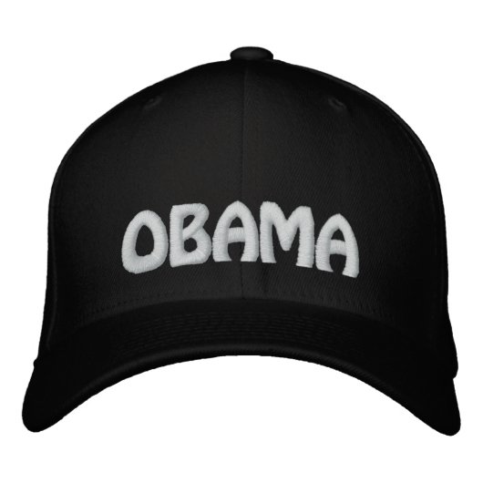 Barack Obama heeft Pet geborduurd (Voorkant)