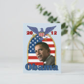 Barack Obama herkozen voor 2012 Briefkaart (Staand voorkant)