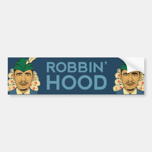 Barack Obama Hood Robin Hood Bumpersticker (Voorkant)