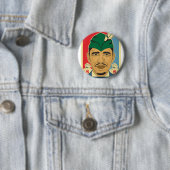 Barack Obama Hood Robin Hood Button Barrack Obama. (In situ)