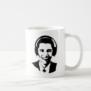 Barack Obama hoofdtelefoon Koffiemok