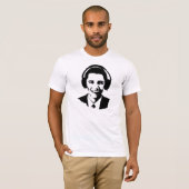Barack Obama hoofdtelefoon t-shirt (Voorkant volledig)