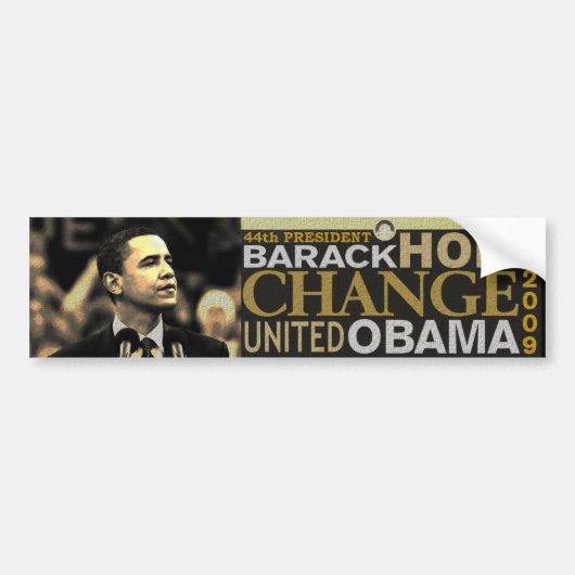 Barack Obama Hope Bumpersticker (Voorkant)