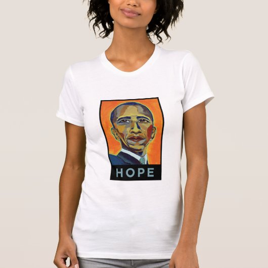 Barack Obama - Hope - Gepersonaliseerd T-shirt (Voorkant)