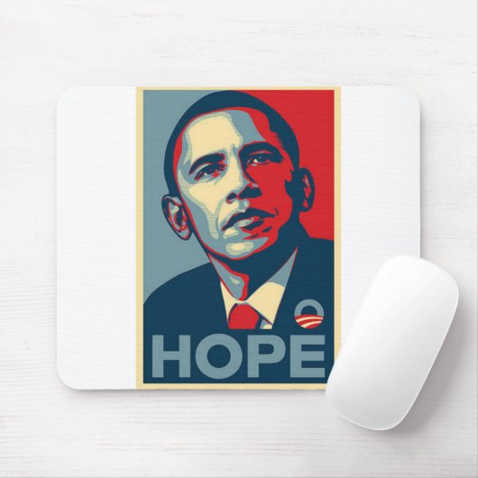 Barack Obama Hope Poster Muismat (Met muis)