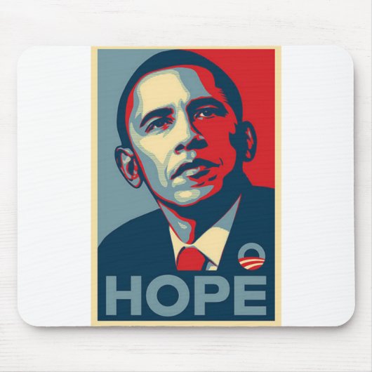 Barack Obama Hope Poster Muismat (Voorkant)