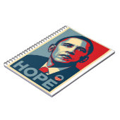 Barack Obama Hope Poster Notitieboek (Linkerzijde)