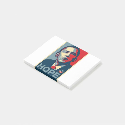 Barack Obama Hope Poster Post-it® Notes (Schuin)