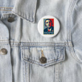 Barack Obama Hope Poster Ronde Button 5,7 Cm (In situ)
