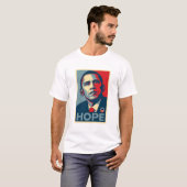 Barack Obama Hope Poster T-shirt (Voorkant volledig)