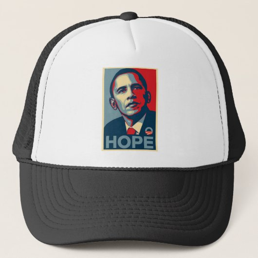 Barack Obama Hope Poster Trucker Pet (Voorkant)