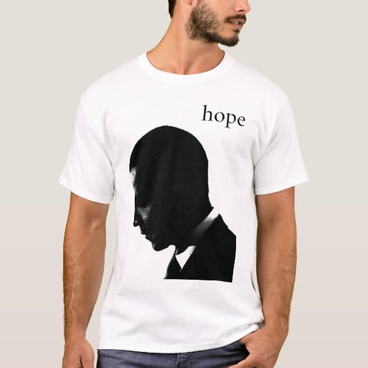 Barack Obama Hope t shirten T-shirt (Voorkant)