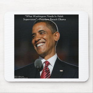 Barack Obama & Humor Cadeau & Kaarten Muismat