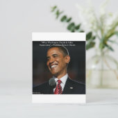 Barack Obama & Humor Quote Cadeaus & Kaarten (Staand voorkant)