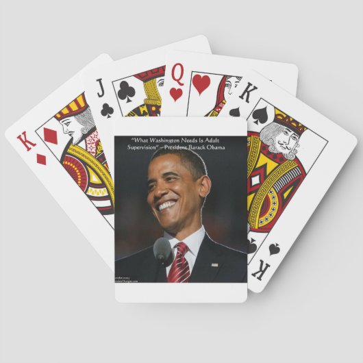 Barack Obama & Humor Quote Cadeaus & Kaarten (Achterkant)