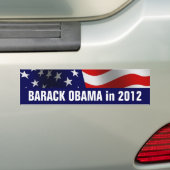 Barack Obama in 2012 Bumpersticker (Op auto)