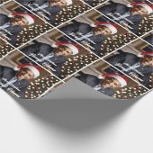 Barack Obama in Santa Hat Kerstmis Cadeaupapier (Hoek)