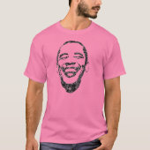 Barack Obama Infectieus Smile Burnout T-shirt (Voorkant)