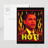 Barack Obama is HOT! Briefkaart (Voorkant / Achterkant)