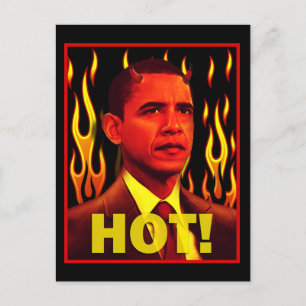 Barack Obama is HOT! Briefkaart