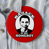 Barack Obama is mijn huisjongen Ronde Button 6,0 Cm (In situ)