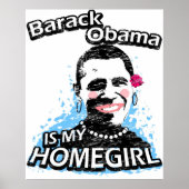 Barack Obama is mijn thuisstad Poster (Voorkant)