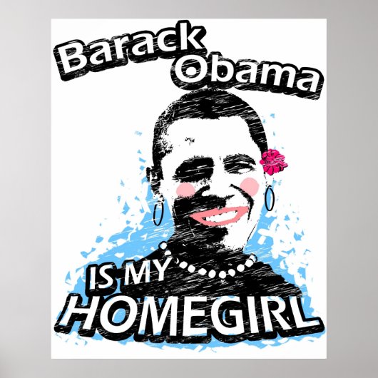 Barack Obama is mijn thuisstad Poster (Voorkant)