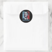 barack obama is nog steeds mijn vriend ronde sticker (Tas)