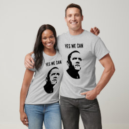 Barack Obama: JA WE KUNNEN. Lange hoes T-shirt
