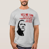 Barack Obama: JA, WE KUNNEN...lange hoes T-shirt (Voorkant)