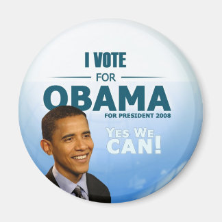 Barack Obama Ja, we kunnen magnetisch zijn Magneet
