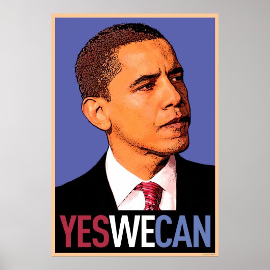 Barack Obama - Ja, we kunnen poster (Voorkant)