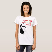 Barack Obama: JA, WE KUNNEN...rd T-shirt (Voorkant volledig)