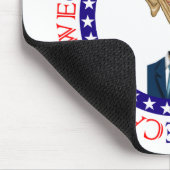 Barack Obama Ja We kunnen - Rood en Blauw Muismat (Hoek)