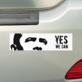Barack Obama: JA WE KUNNEN sticker (Op auto)