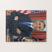Barack Obama Jigzaag Puzzle Legpuzzel (Horizontaal)